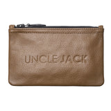 Grey + Tan Pouch